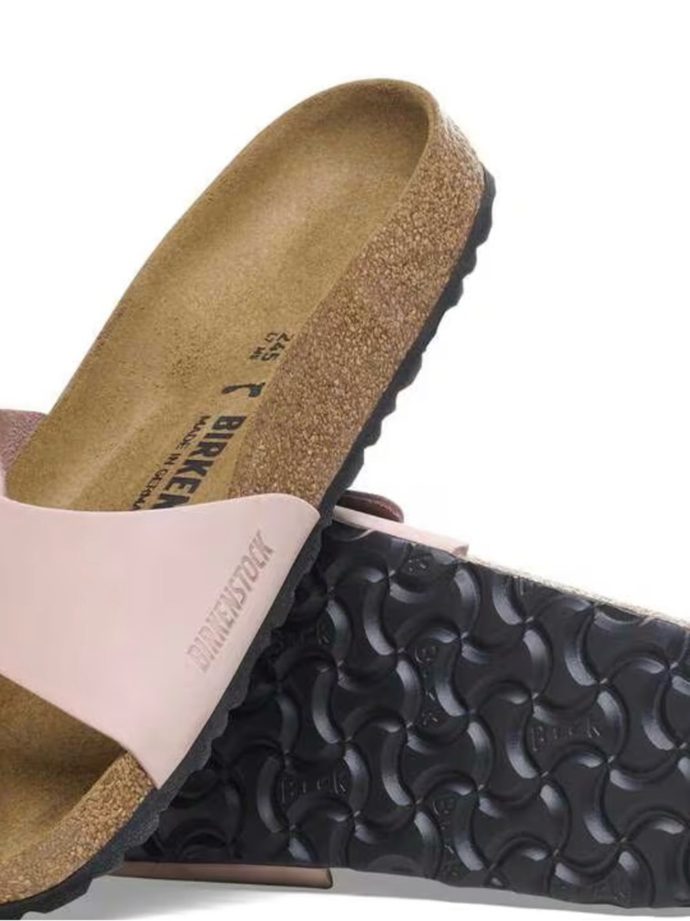 Birkenstock Madrid Big Buckle Soft Pink Nubuck Sandal - Picture 5 of 6